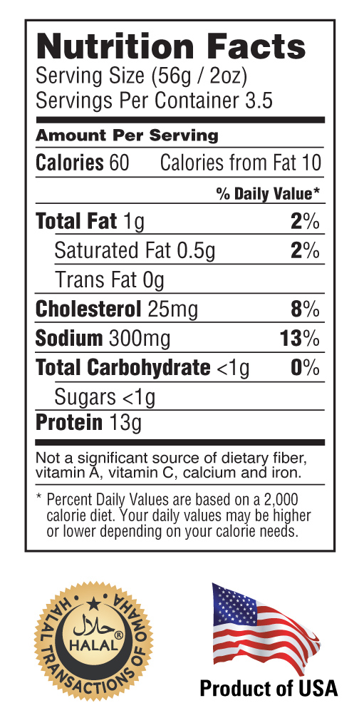 TurkeyBreastNutrition Deli Halal